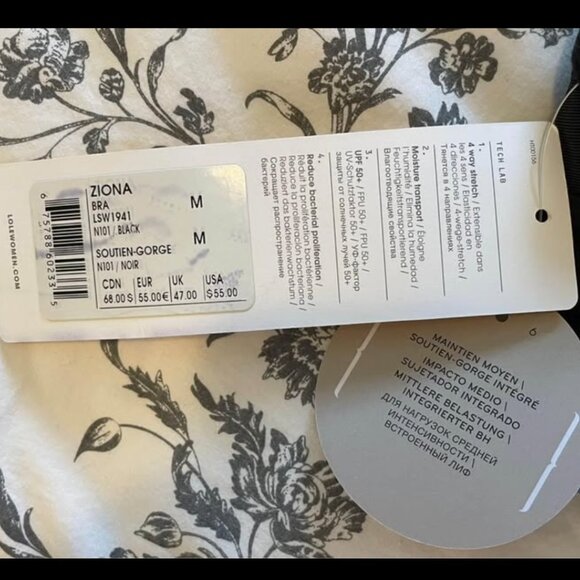 Lole Ziona Sports Bra - Size M - Brand NEW with Tags - Picture 3 of 3